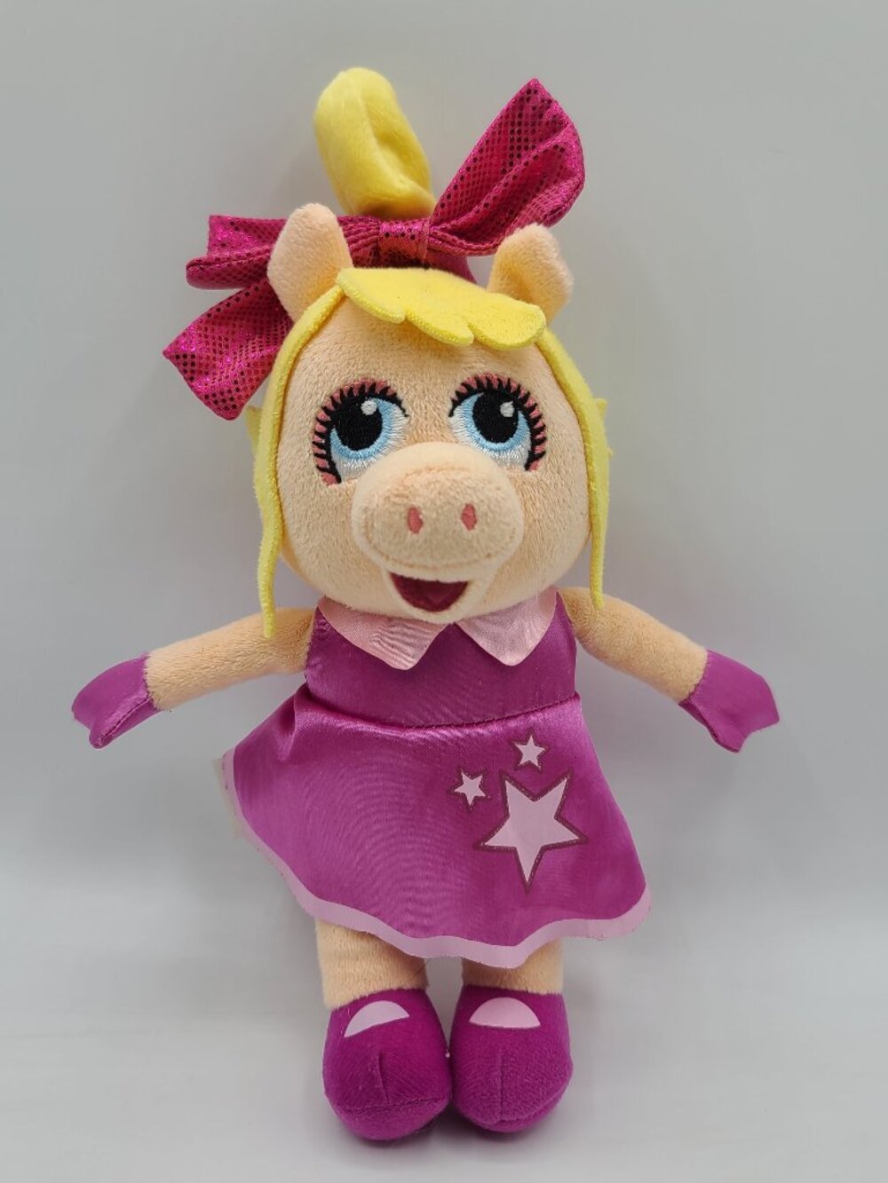 Disney Junior Miss Piggy Plush Muppet Babies 8” Stuffed Doll Toy